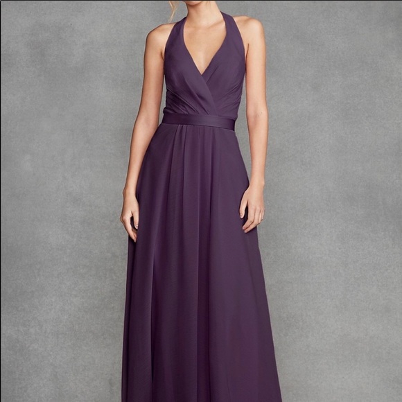 Blush Vera Wang Bridesmaid Dress - Picture 2 of 8